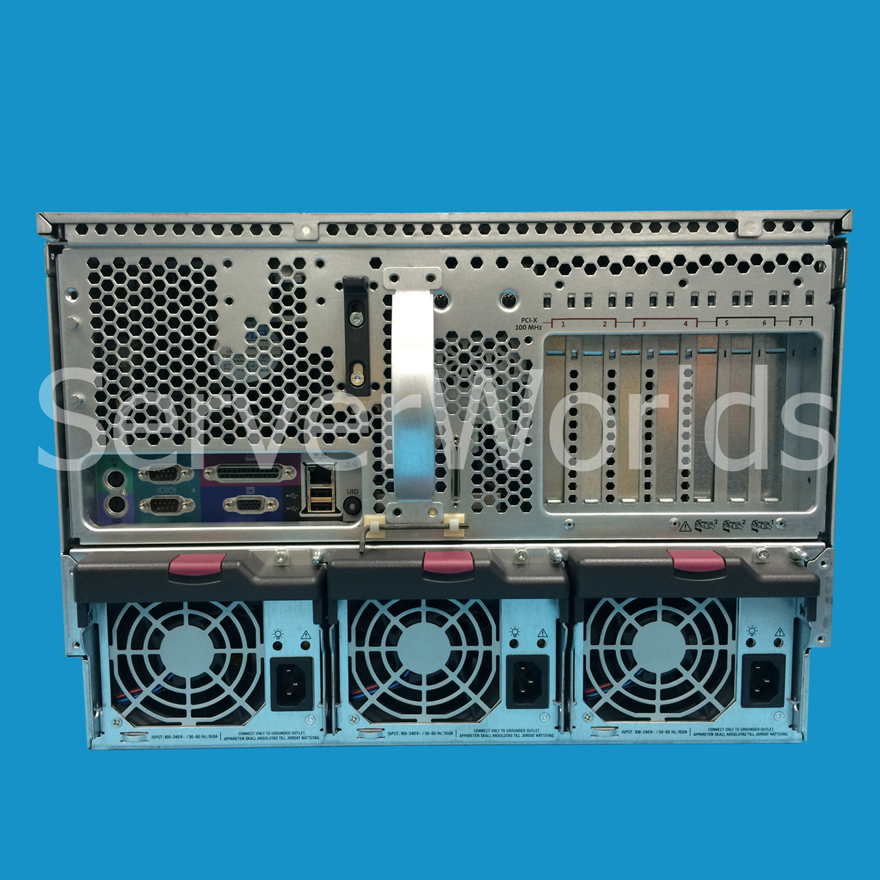 Refurbished HP ML570 G2 Rack, Dual 2.7Ghz, 1GB 345316-001 Rear Panel