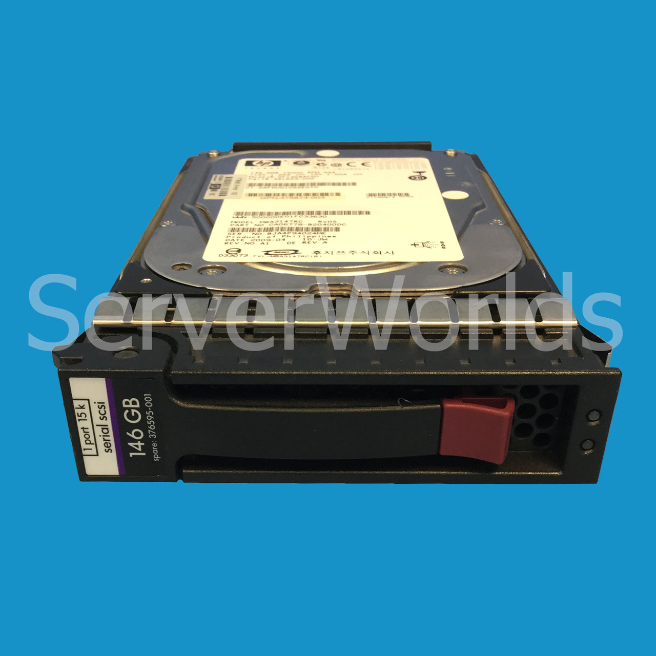 HP 376595-001 146GB 15K SAS Pluggable Drive 375872-B21, 443169-002