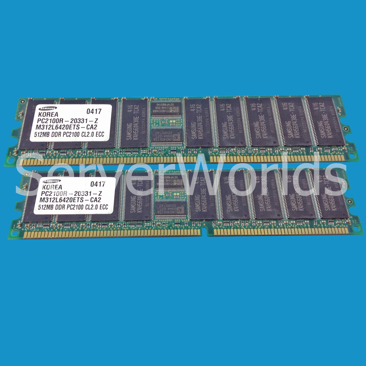 Sun X7403A 1GB Memory Kit  (2x512mb)  DDR DIMM  