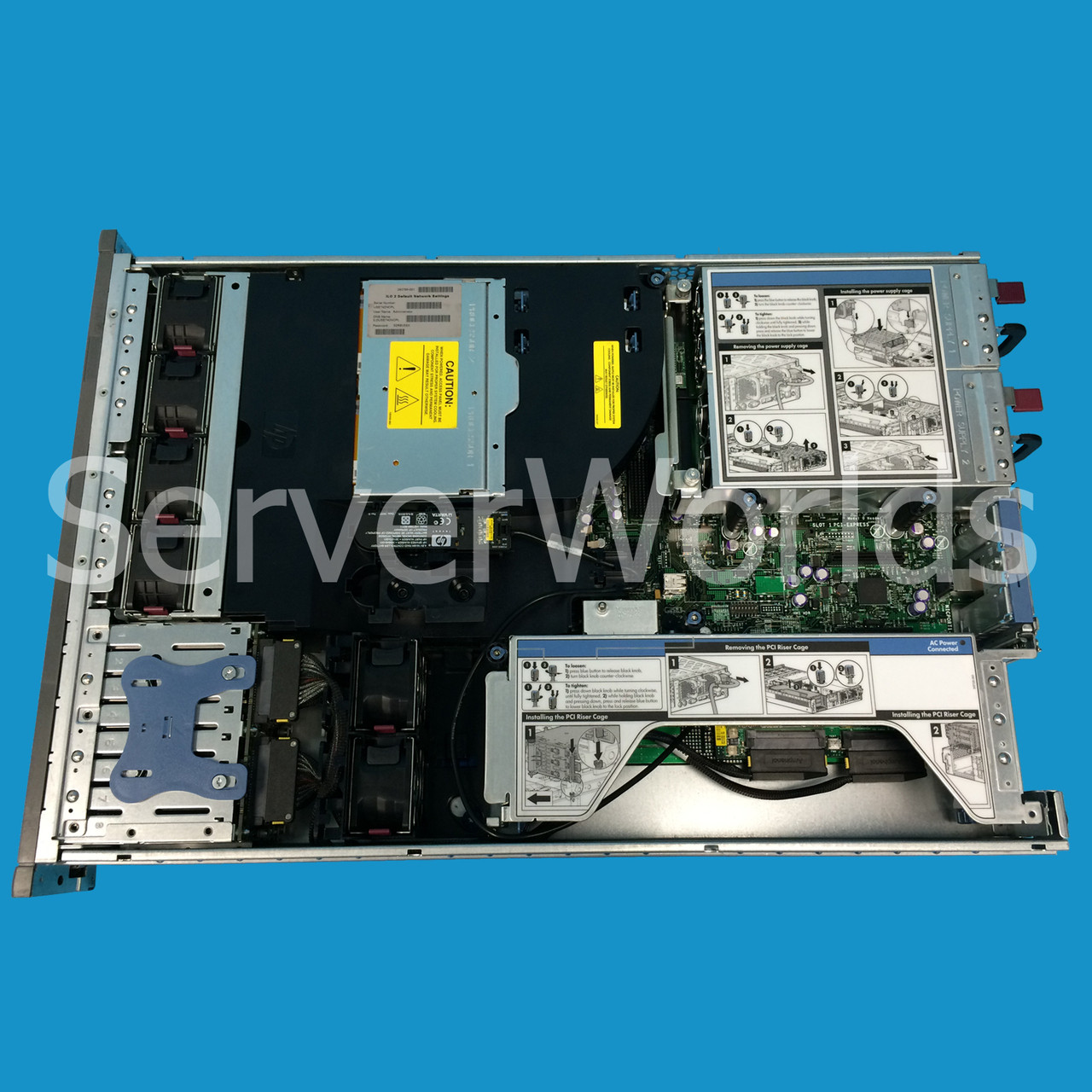 Refurbished HP DL380 G5, 2 x QC 2.50Ghz, 16GB, 6 x 300GB, Raid