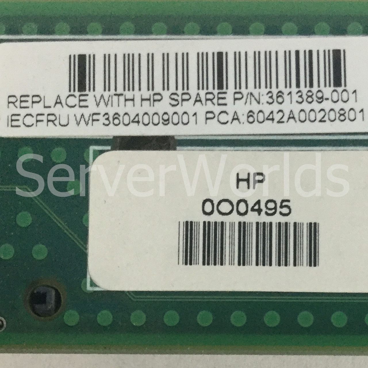 HP 361389-001 SATA backplane DL360 