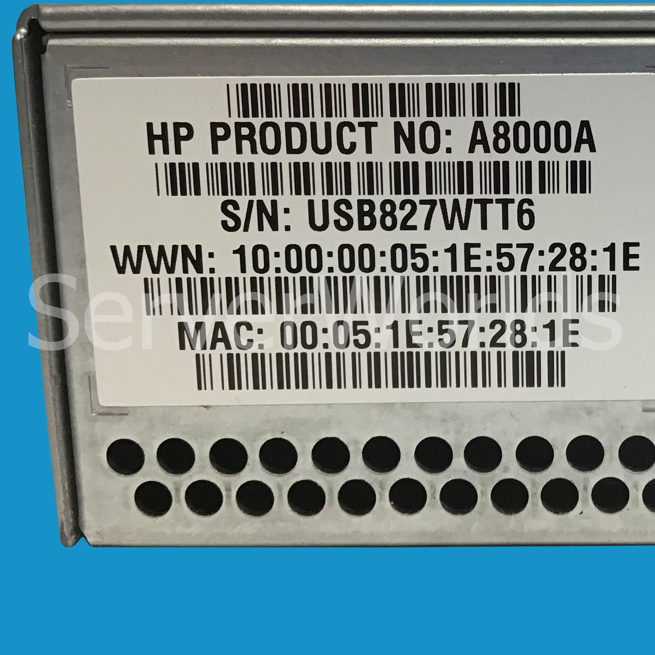 HPe A8000A Storageworks 4/8 SAN switch 411839-001 393750-001