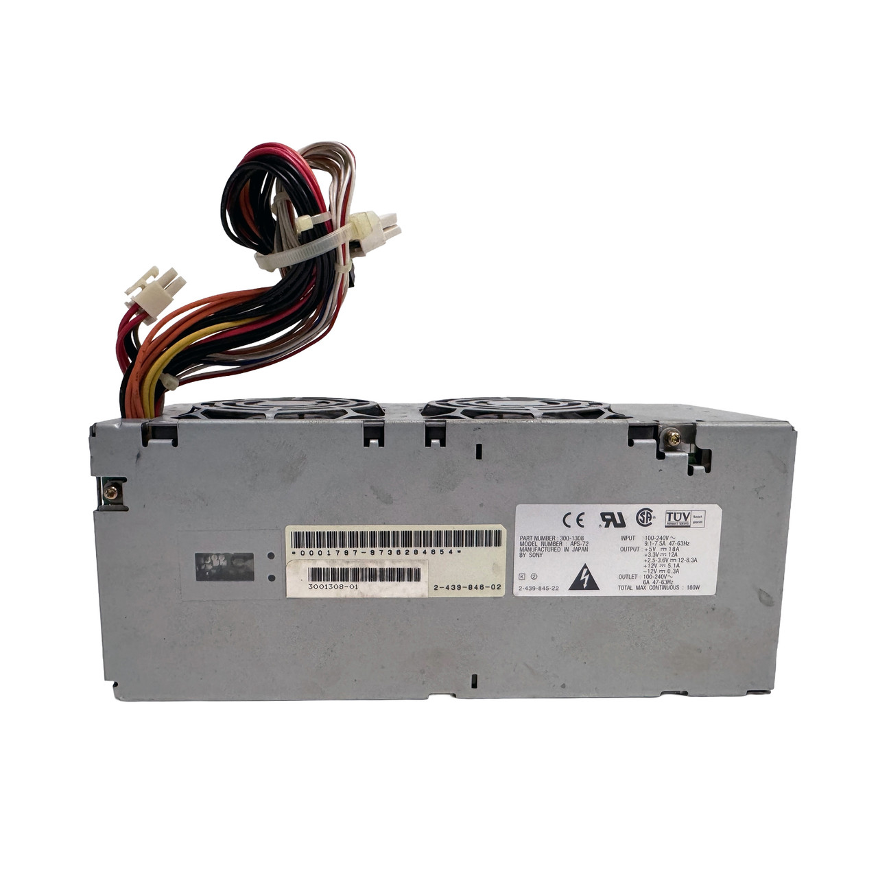 Sun 300-1308 Ultra 1180W Power Supply APS-72