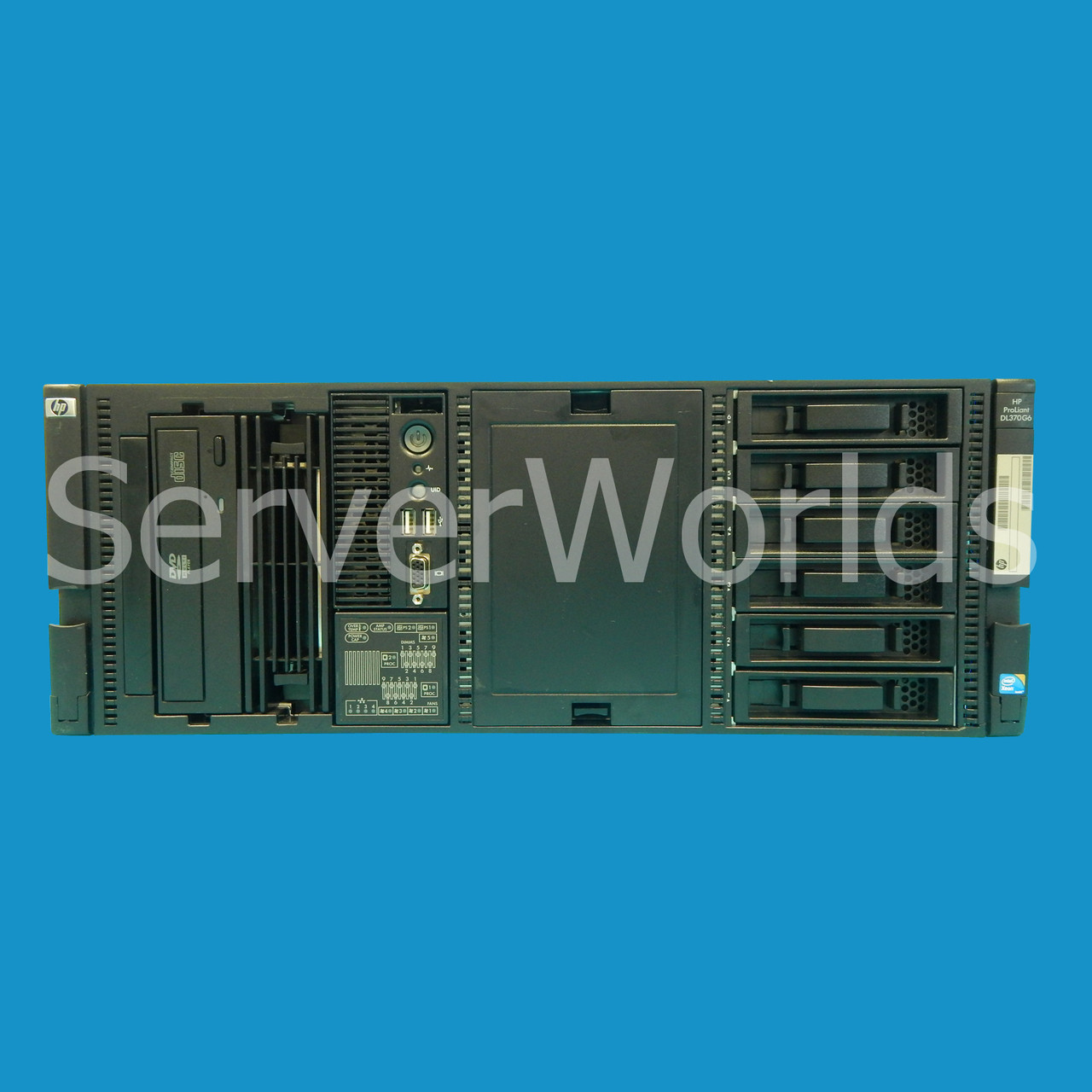 Refurbished HP DL370/ML370 G6 LFF Rack Configured to Order 483873-B21 Front Panel