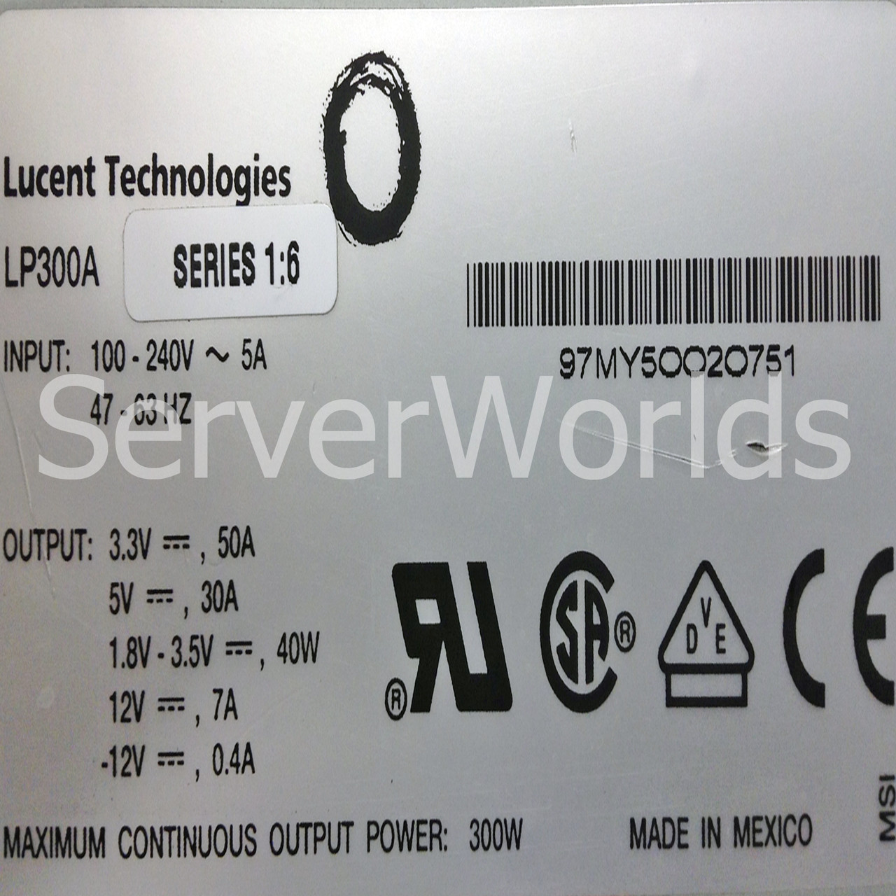 Sun 300-1337 300W Power Supply (Ultra30)