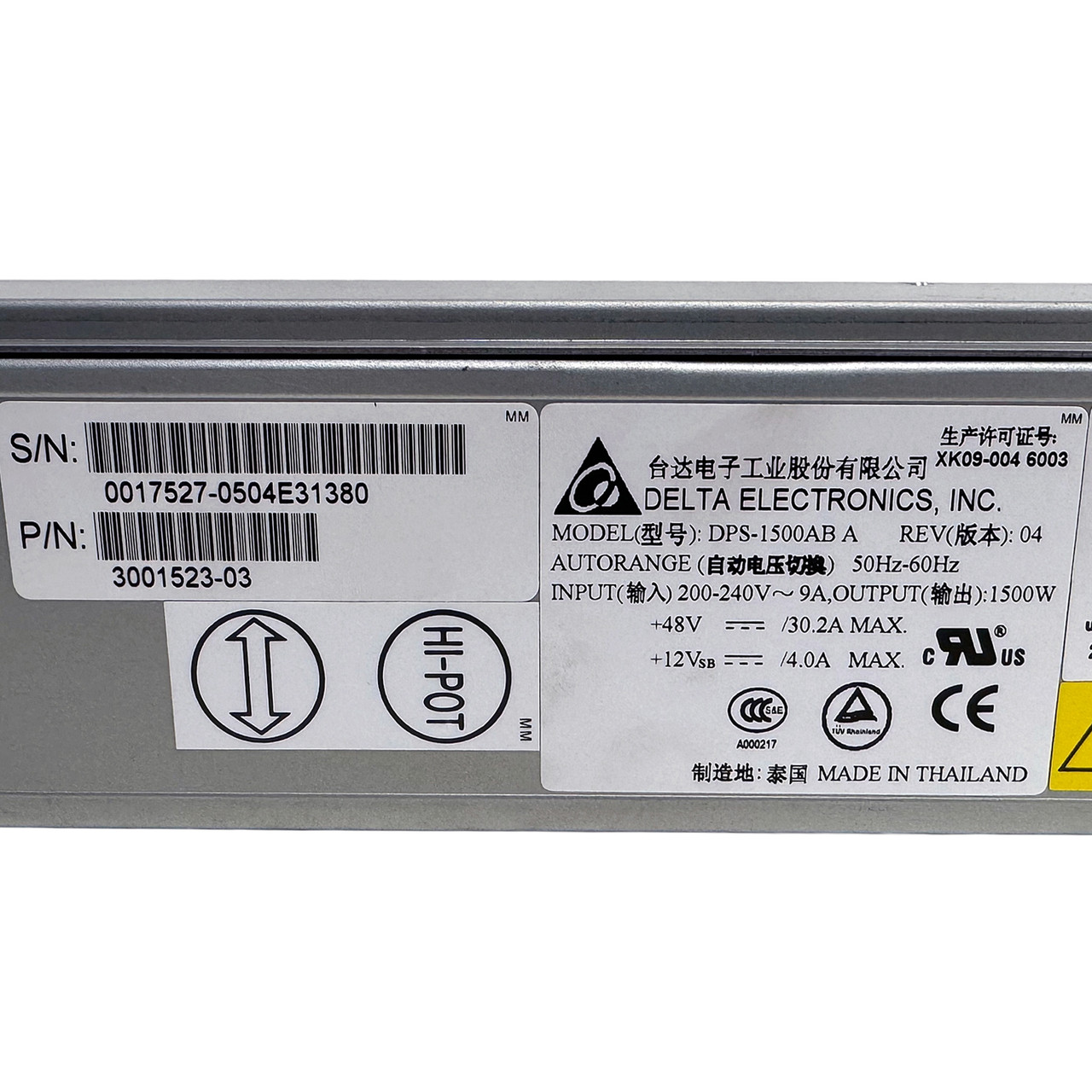 Sun 300-1523 1500W AC Power Supply DPS-1500AB A