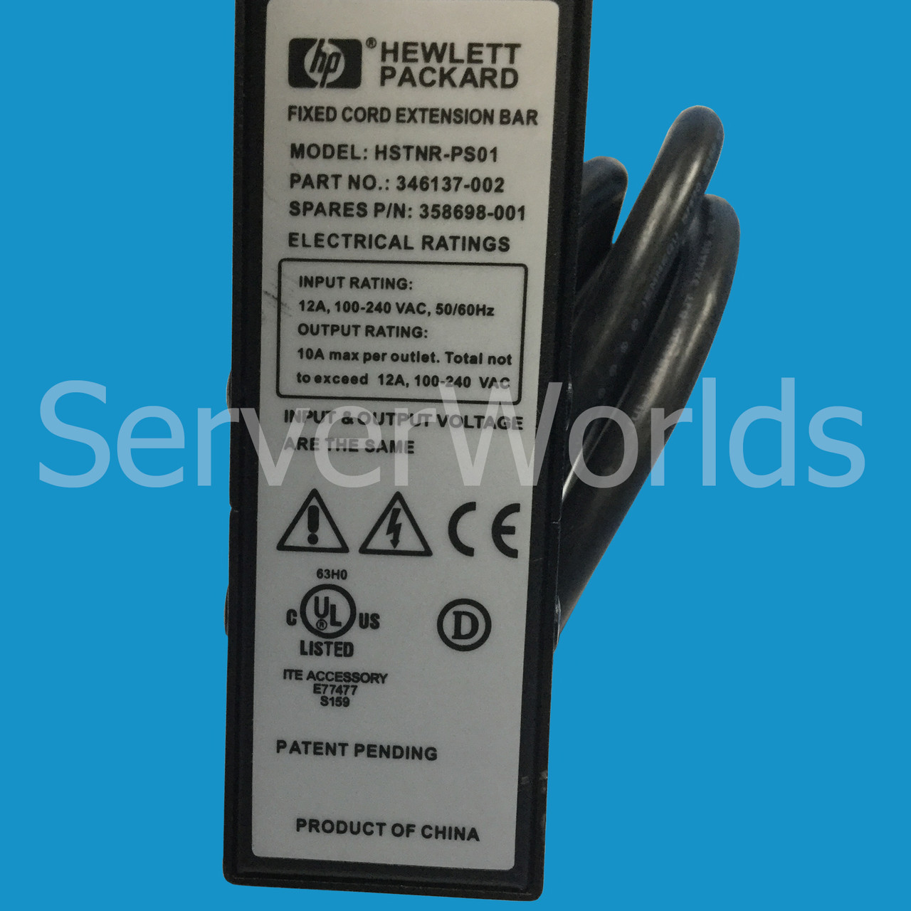 HP 358698-001 Fixed PDU extension 346137-001