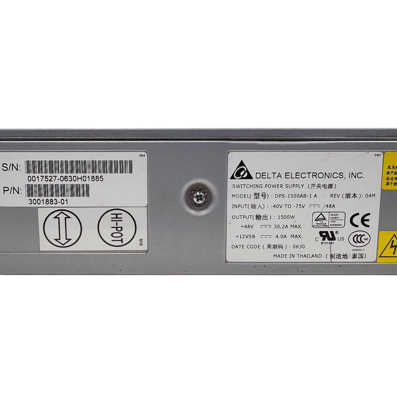 Sun 300-1883 DC Input 1500 Watt Power Supply DPS-1500AB-1 A