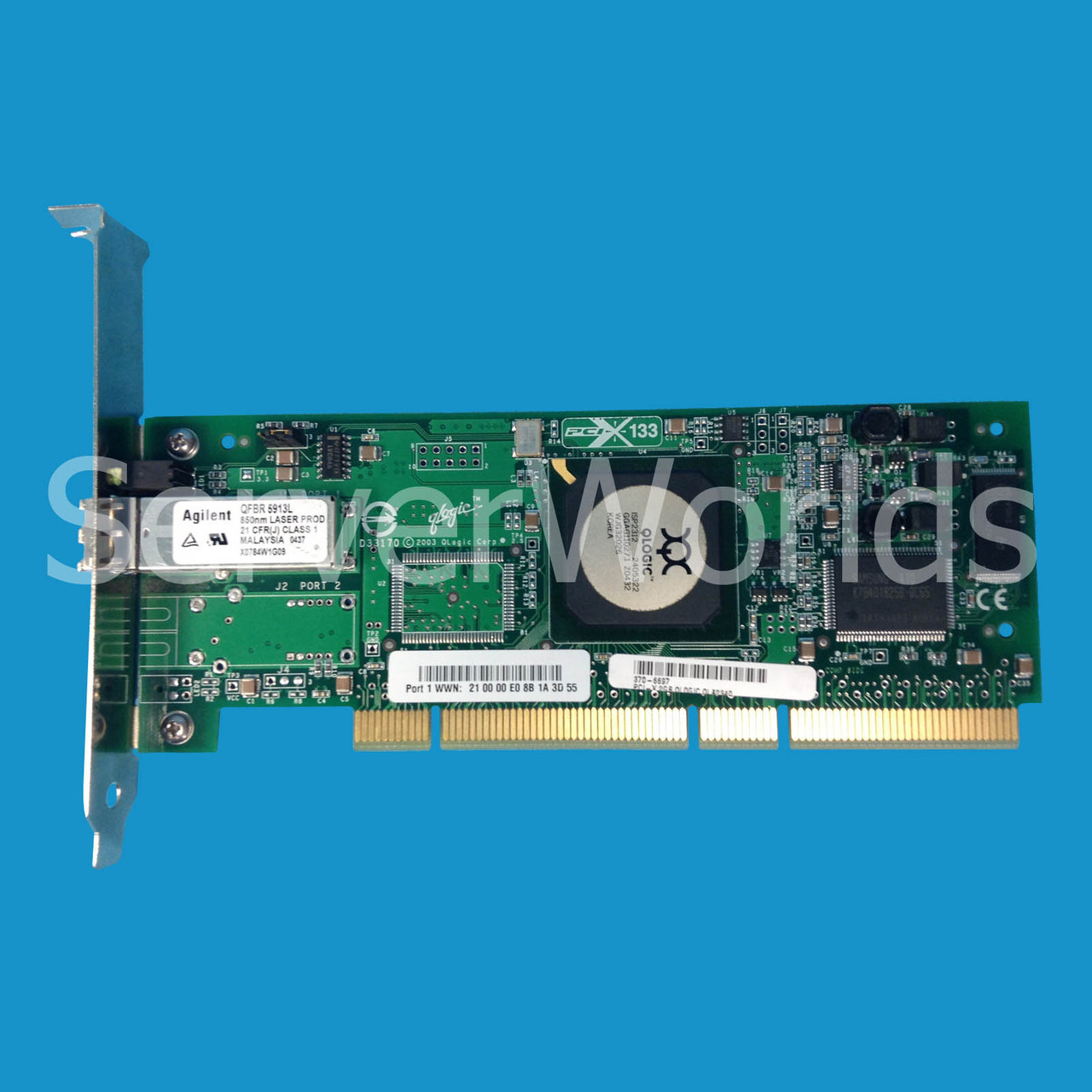 Sun 370-6697 2GB Single FC PCI-X Host Adapter X9279A