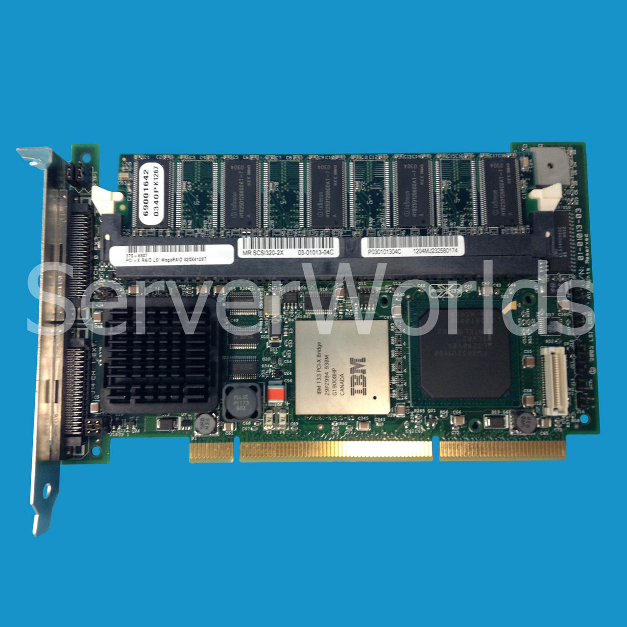 Sun 370-6907 MegaRaid PCI-X Dual Ultra 320 Card X9269A