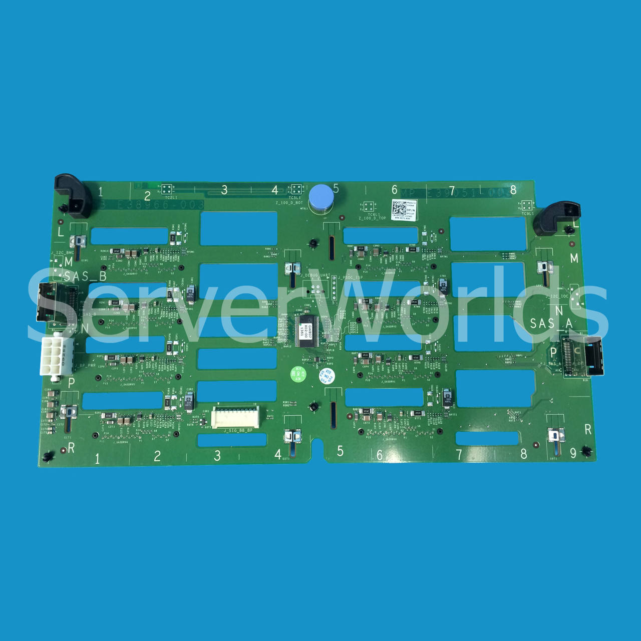 Dell F313F Poweredge T610 T710 1 x 8 SAS LFF Backplane