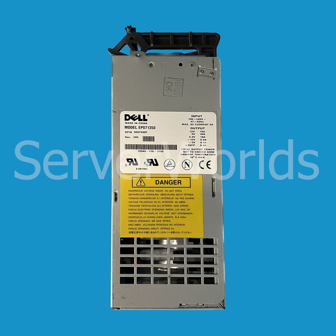 Dell 7390P PowerEdge 320W Power Supply EP071298