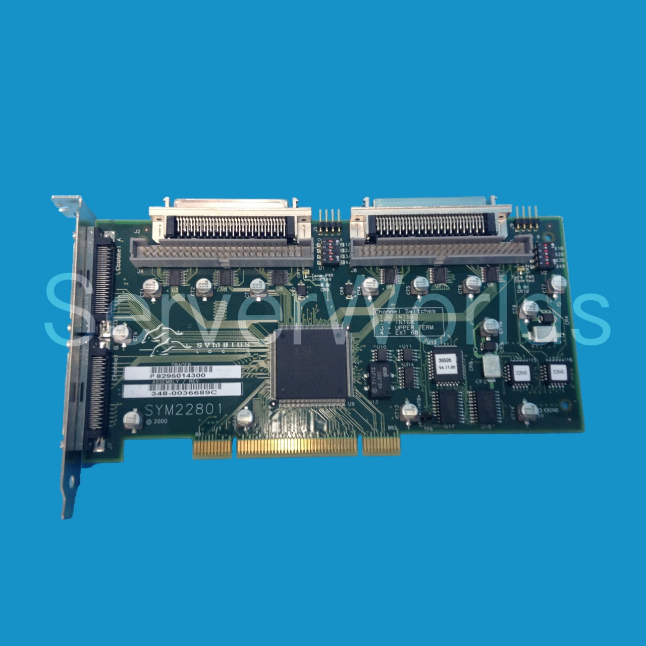 Sun 375-0005 Dual SCSI PCI Card SYM22801