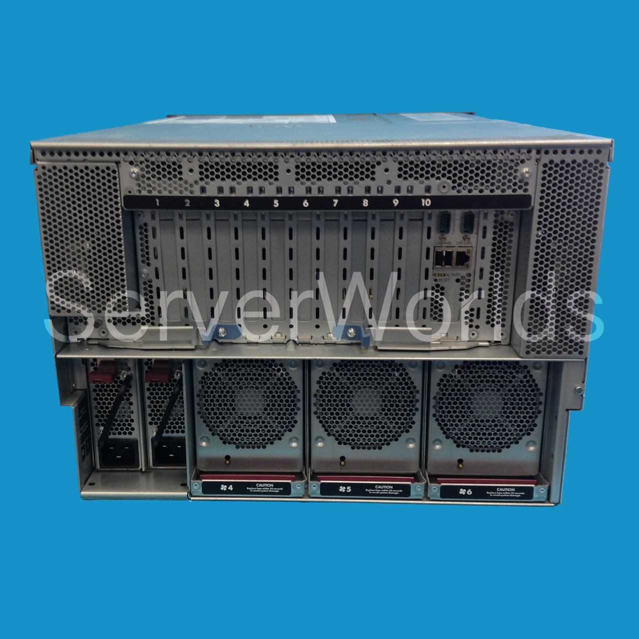 Refurbished HP RX6600 CTO Chassis AB464A Rear Panel