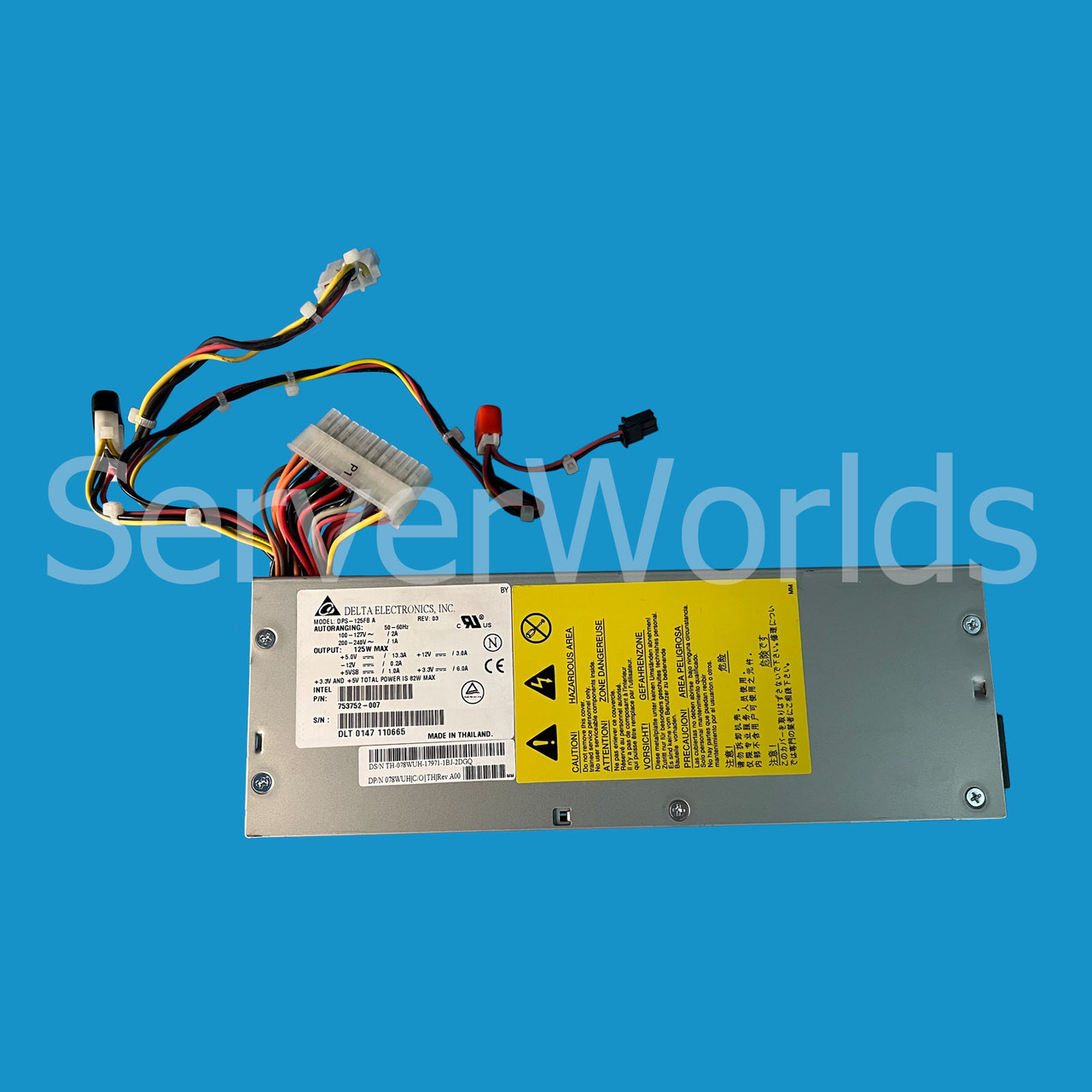 Dell 78WUH PowerEdge 350 Power Supply DPS-125FB A