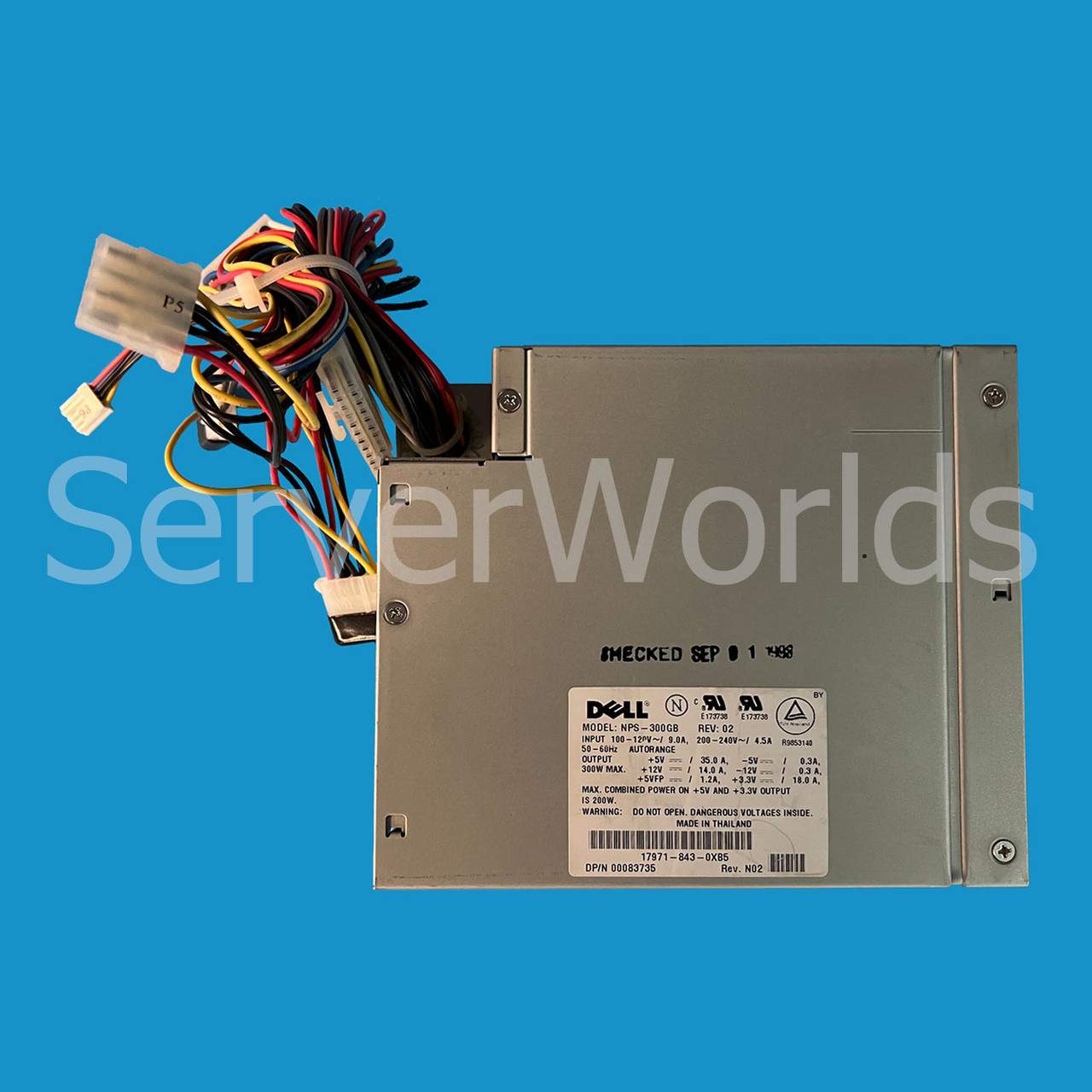 Dell 83735 PowerEdge 2300 Power Supply NPS-300GB 