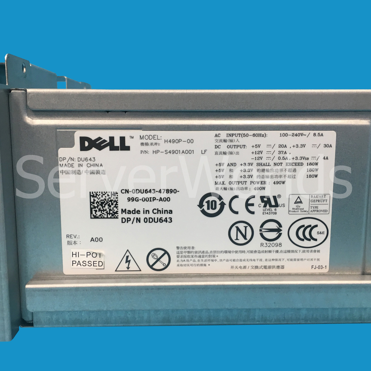 Alimentation Serveur Dell Poweredge 2600