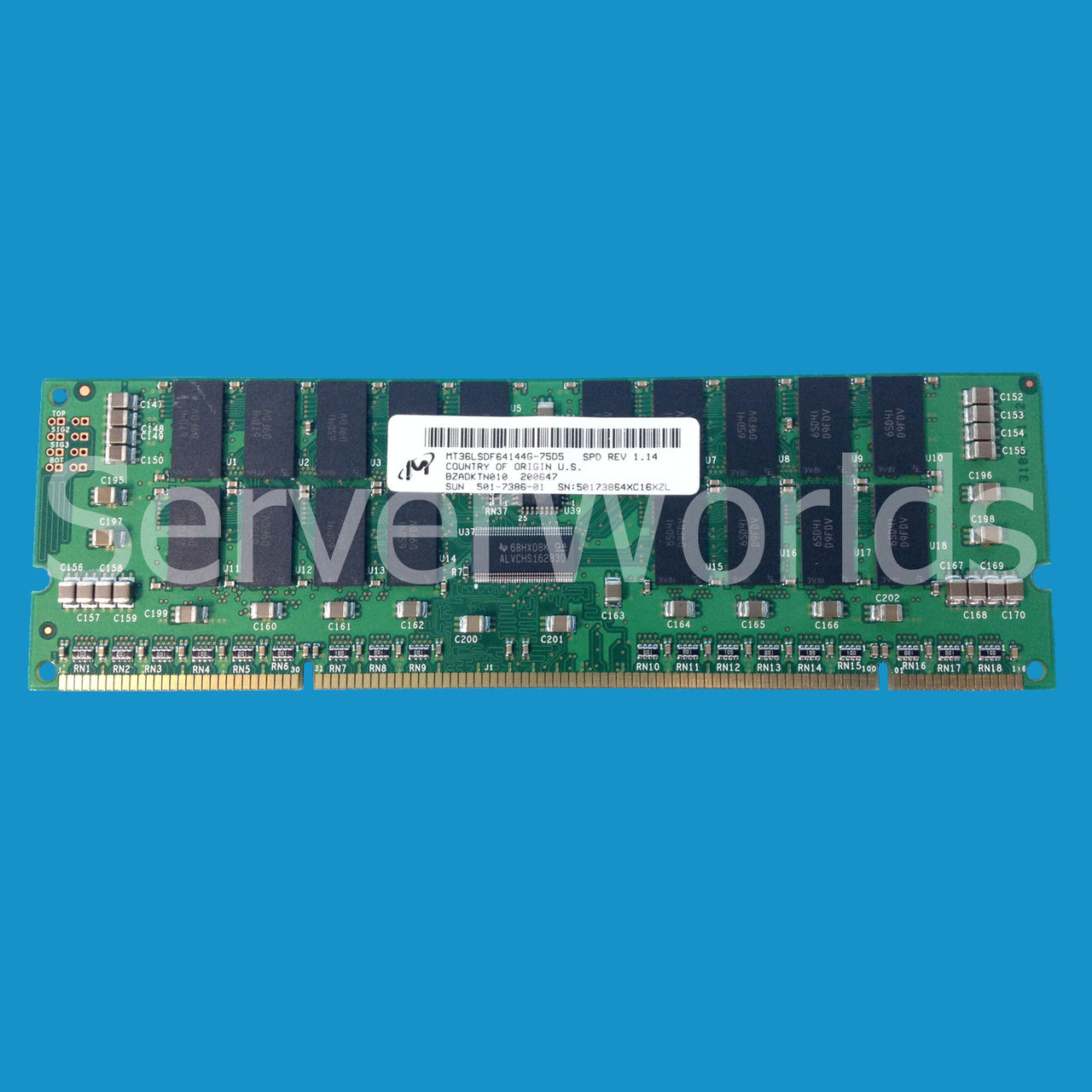 Sun 501-7386 1GB Memory Module Sun Original RohsYL 