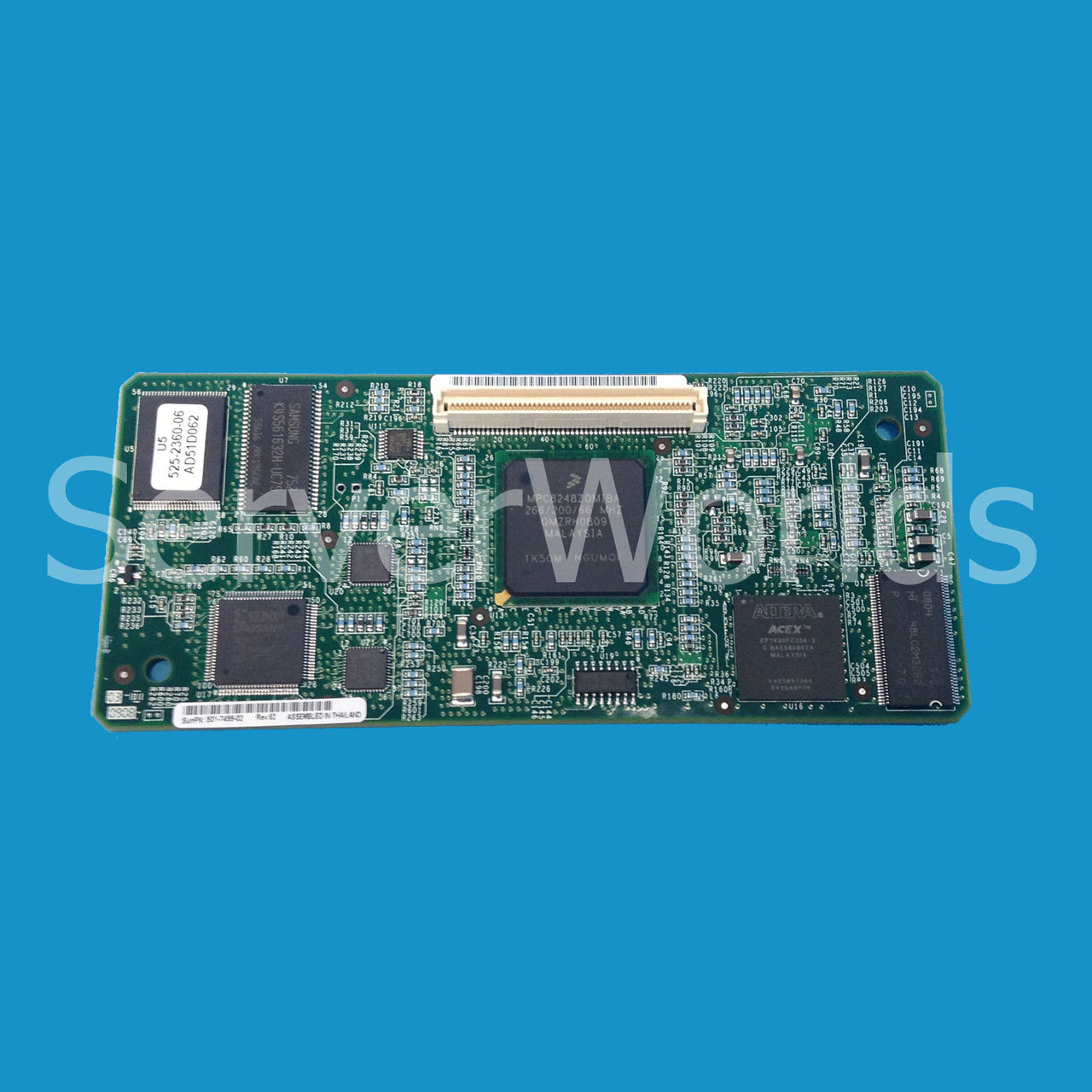 Sun 501-7499 SunFire X4100 Graphics Redirect and Service Board 