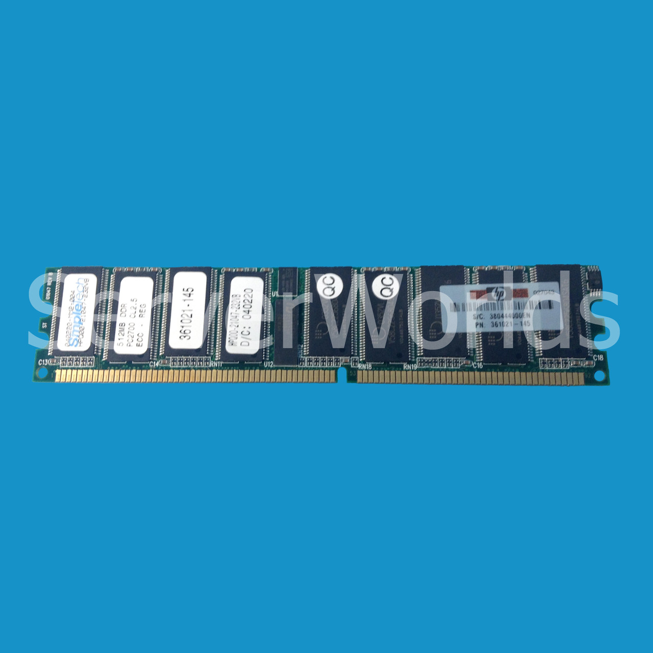 HP 361021-145 512MB PC2700 DDR ECC Memory 361959-001