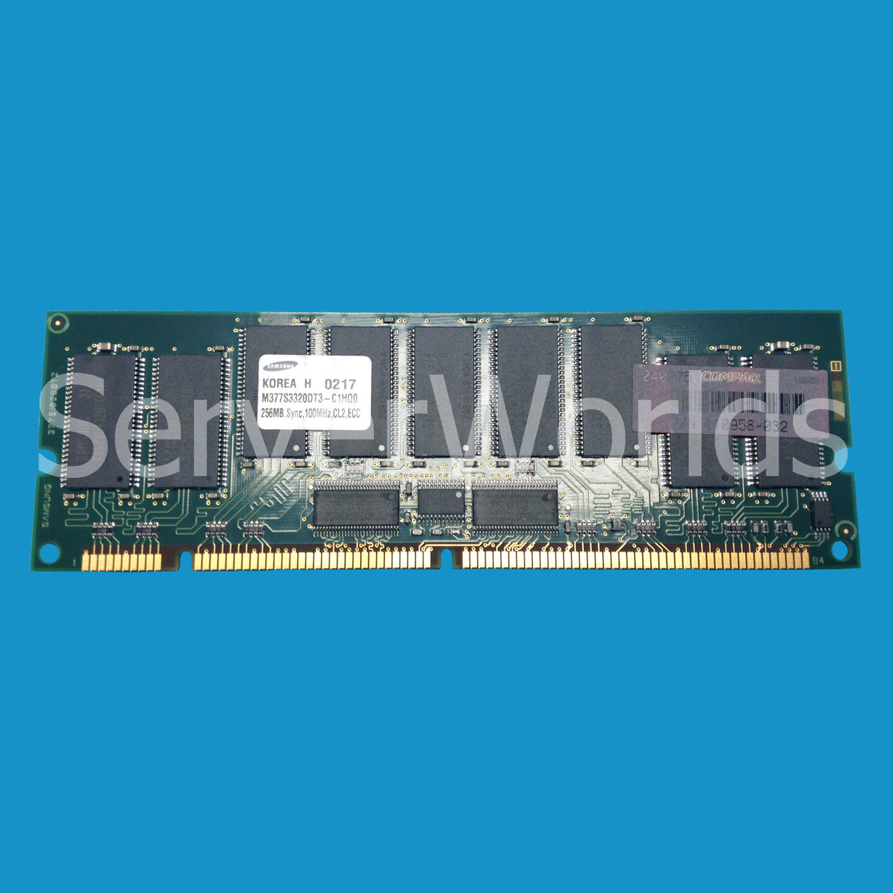 HP 110958-032 256MB PC100 ECC Memory Module 