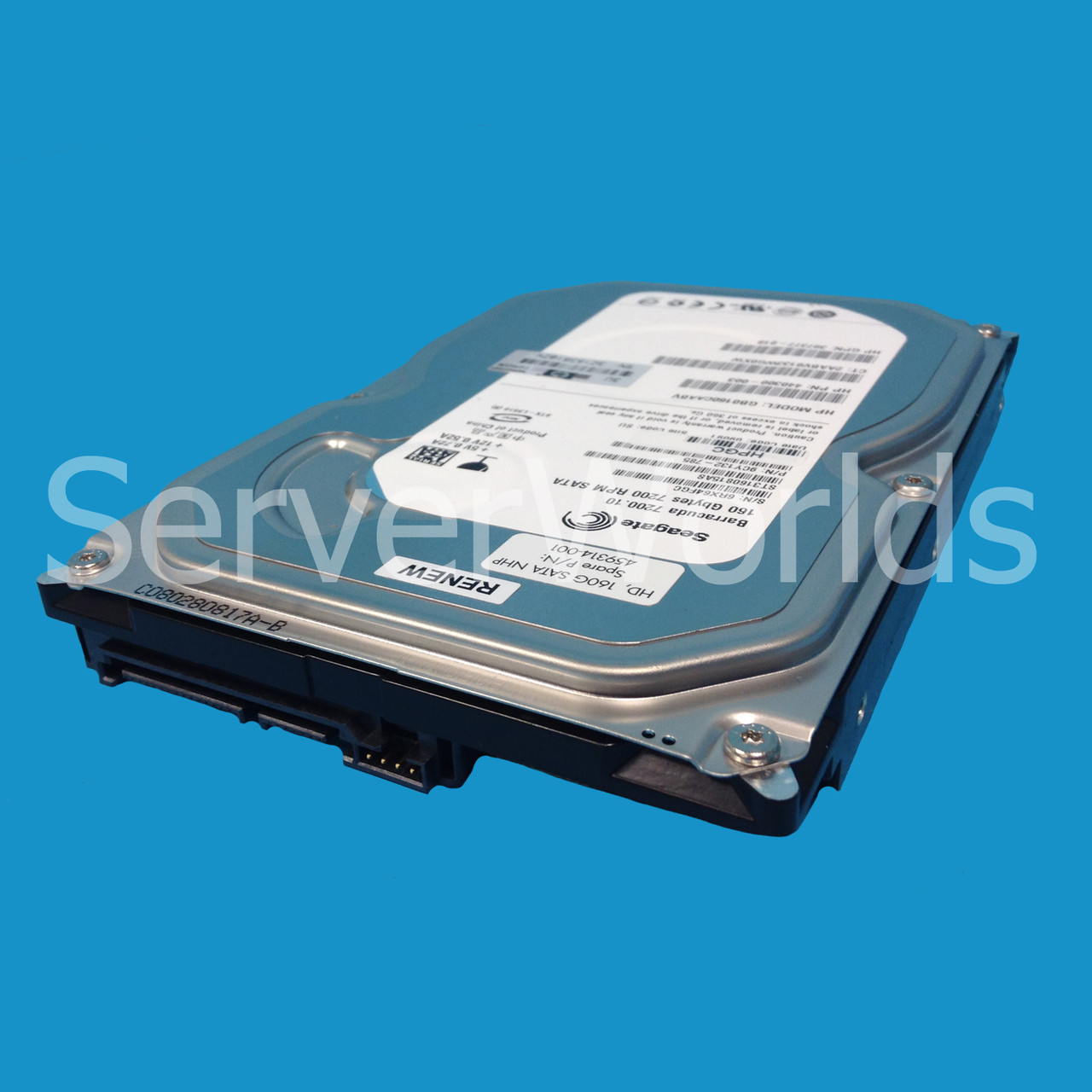 HP 459314-001 160GB 7.2K SATA LFF NHP Hard Drive