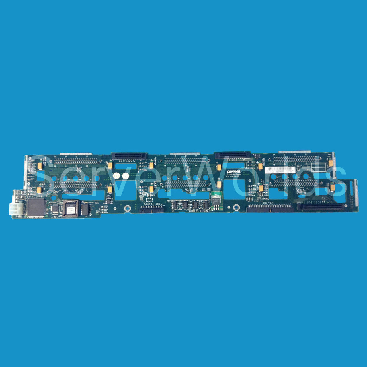 HP 228502-001 DL 380 G2 SCSI Hard Drive Backplane Board