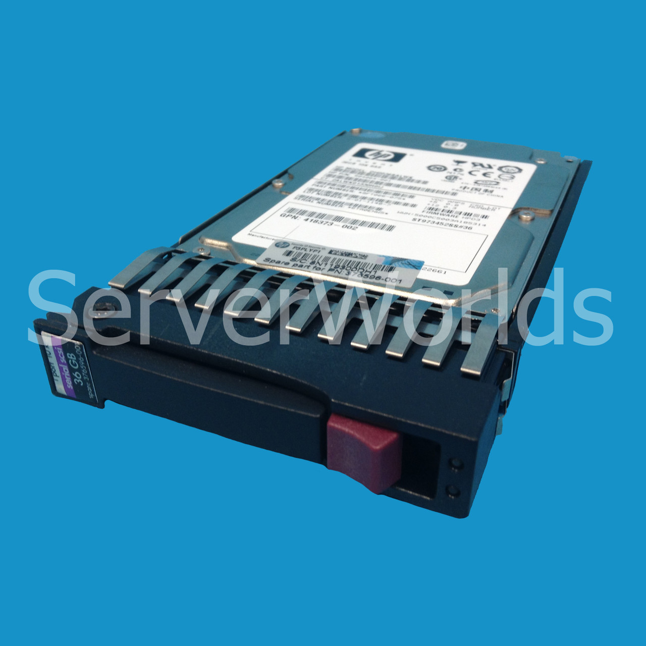 HP 376596-001 36GB SAS 10K 2.5" Hot Plug