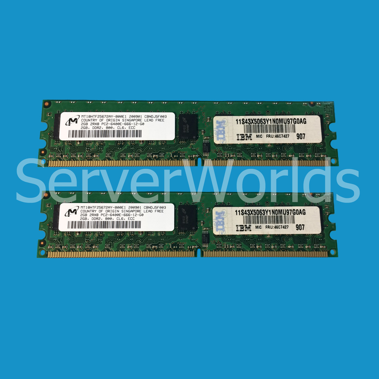 IBM 46C7429 4GB DDR2-800 UDIMM x3200 M2 Memory Kit