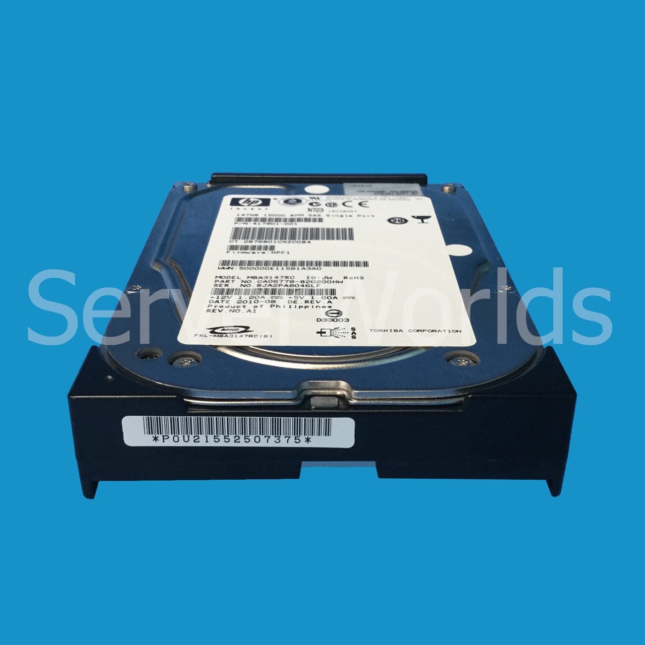 HP 405430-001 146GB 15K SAS Hard Drive 417801-001 MBA3147RC