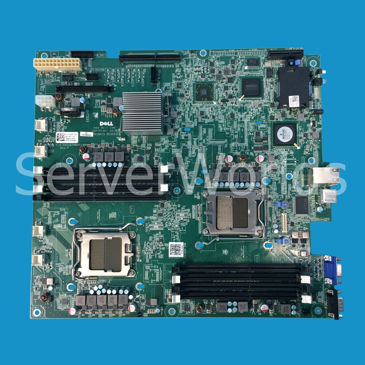 Dell 3X0MN Poweredge R515 System Board DA0S67MB8F0