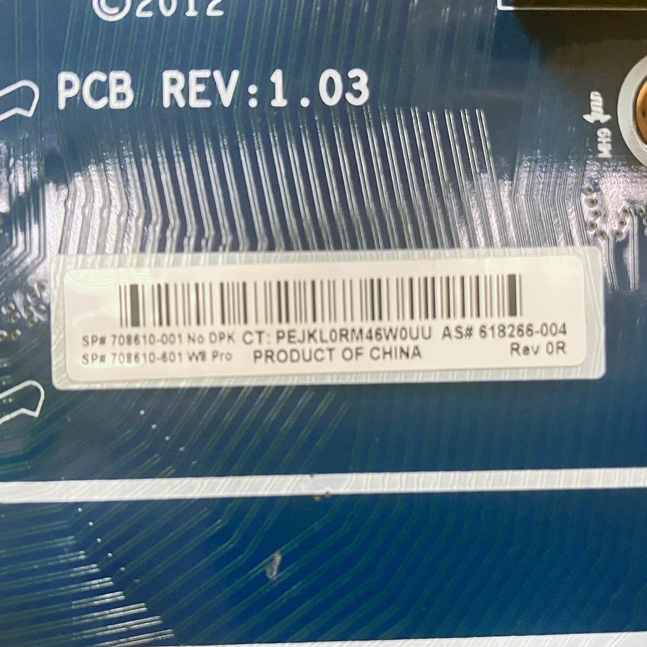 HP 708610-601 Z820 Motherboard 618266-00X 708610-001