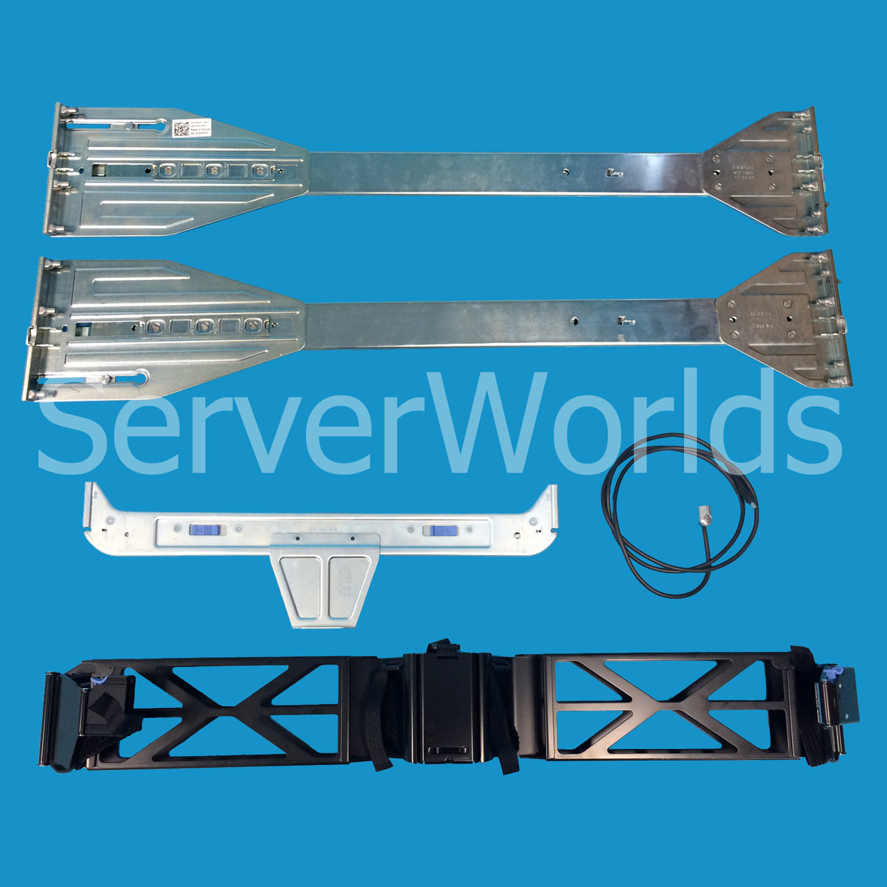 Dell GW588 Poweredge T610 T710 Ready Rail Kit w/CMA WK693