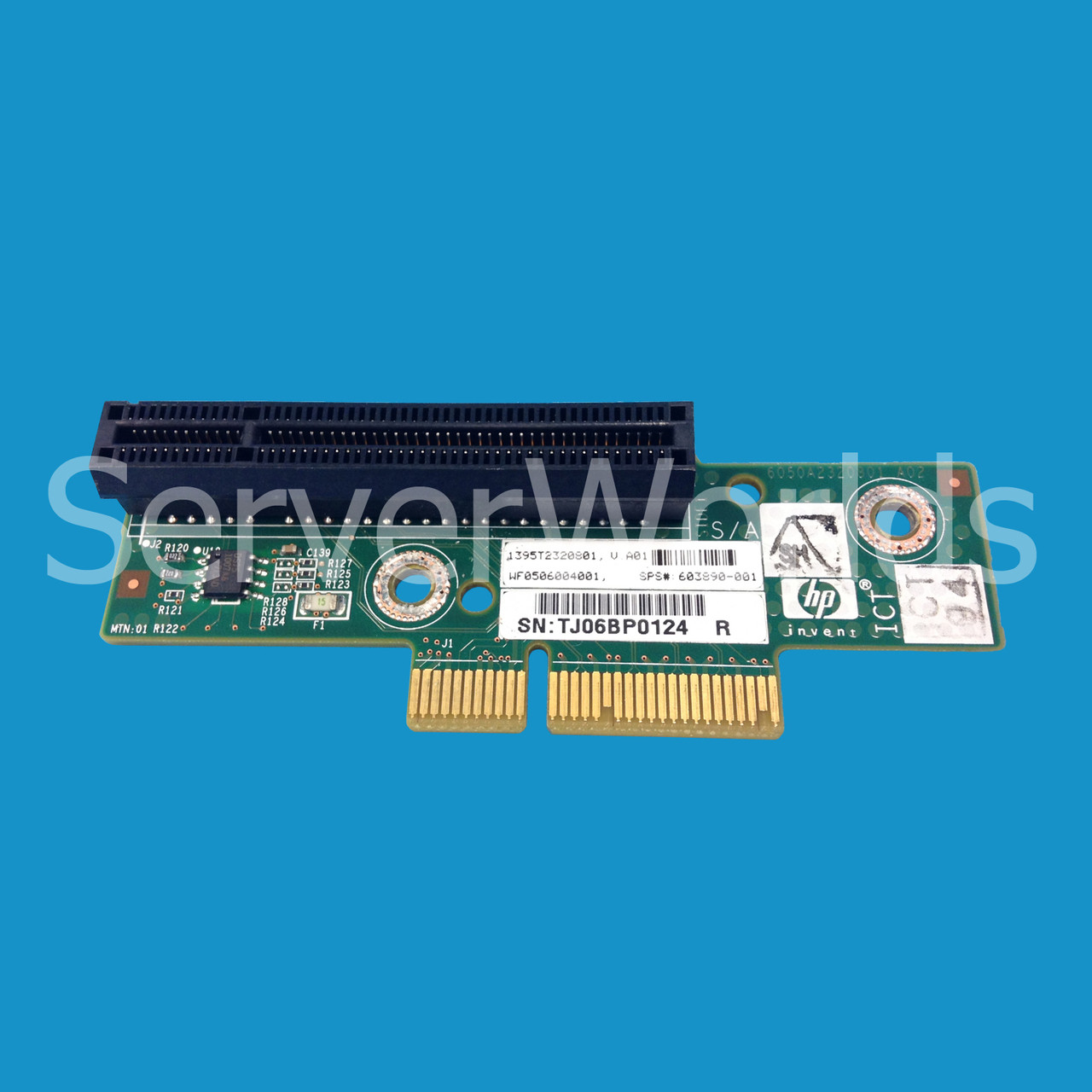 HP 603890-001 PCI-Express X8 Riser Card 601447-001 601446-B21