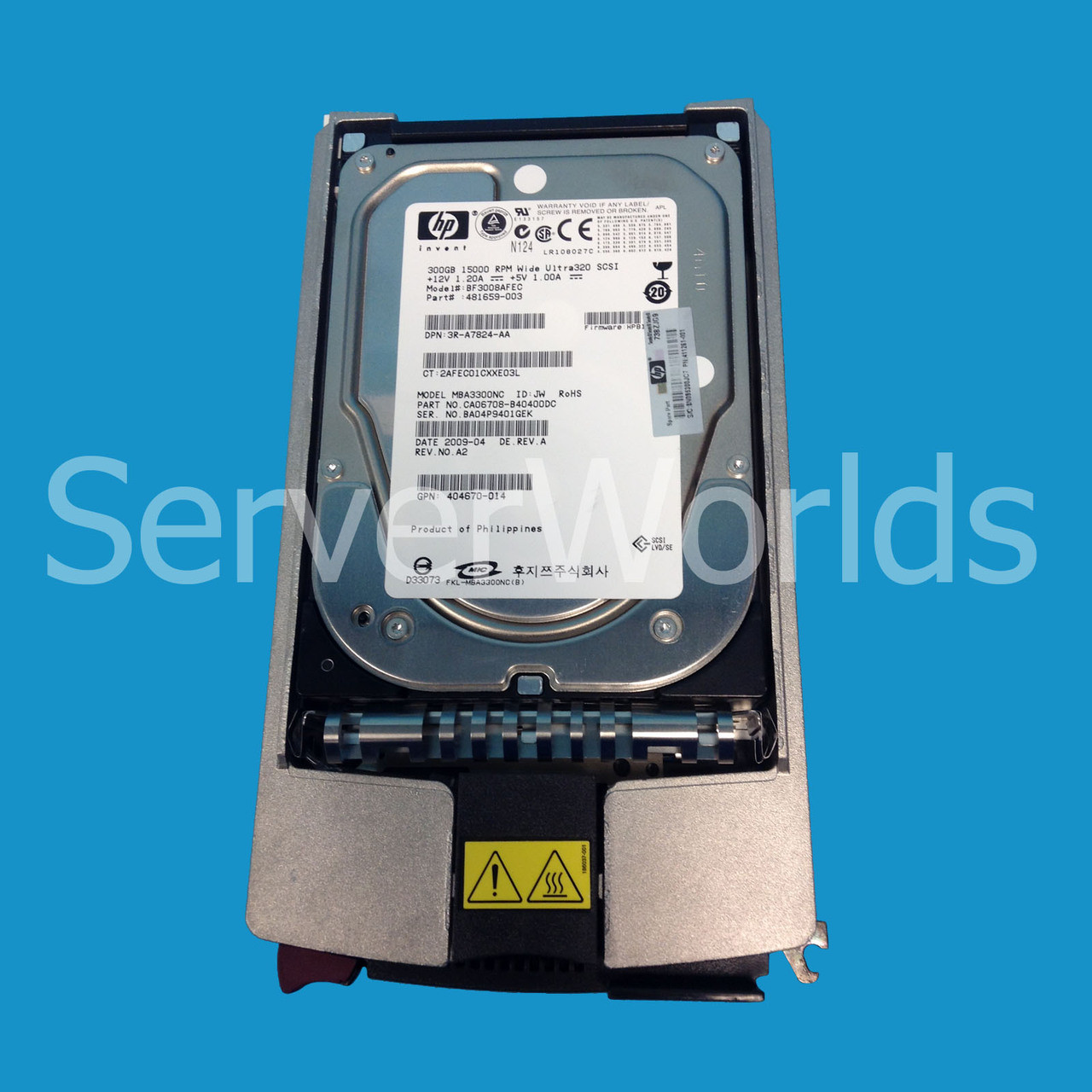 HP 411261-001 300 GB 15K U320 SCSI 404670-014, 411089-B22 