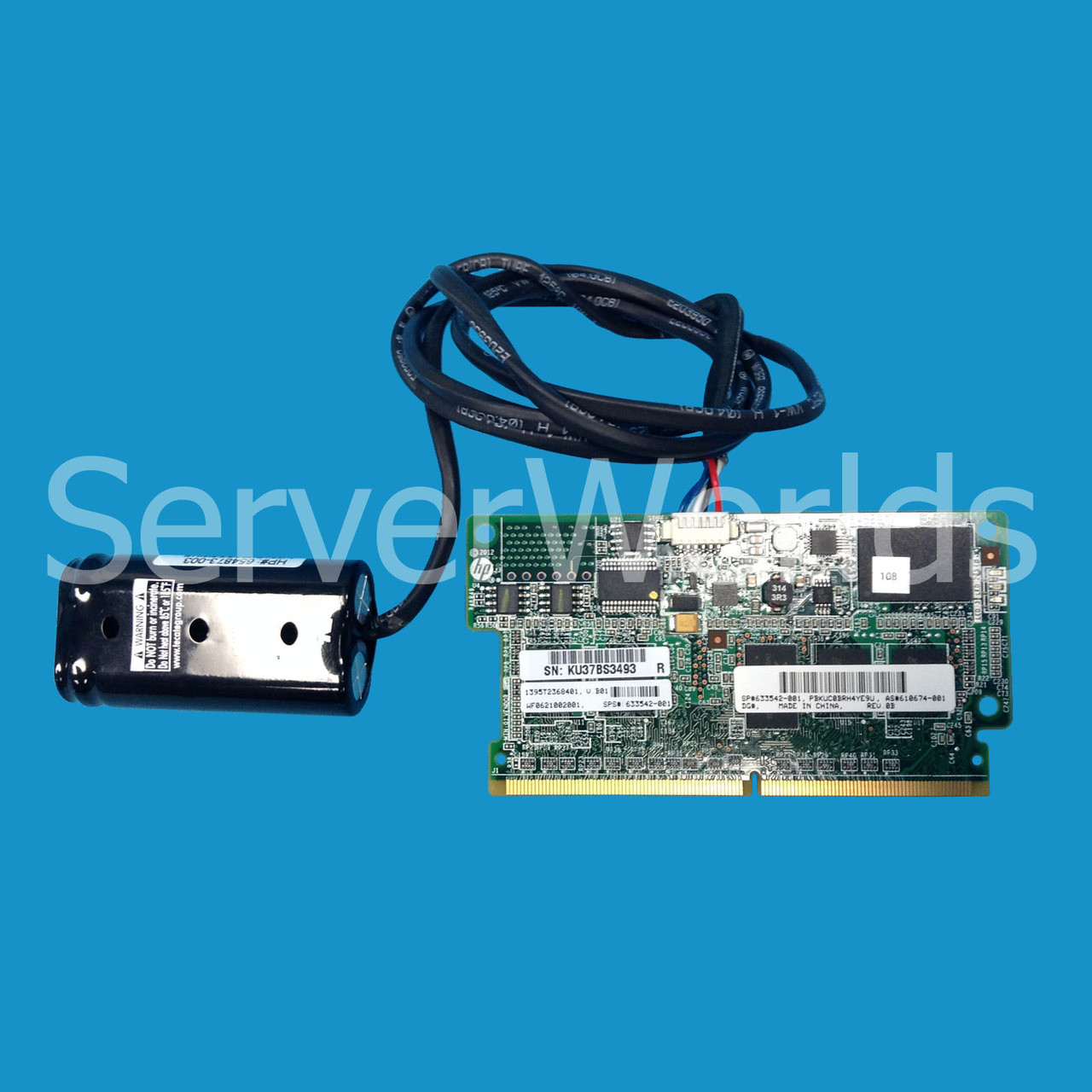 HP 631679-B21 ML350p Gen8 Smart Array FBWC 1GB Kit 635542-001 610674-001