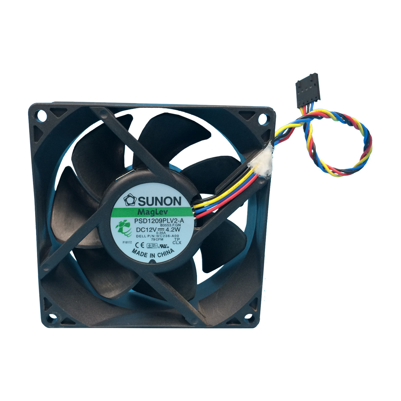 Dell WC236 Precision T1600 T1700 System Fan PSD1209PLV2-A