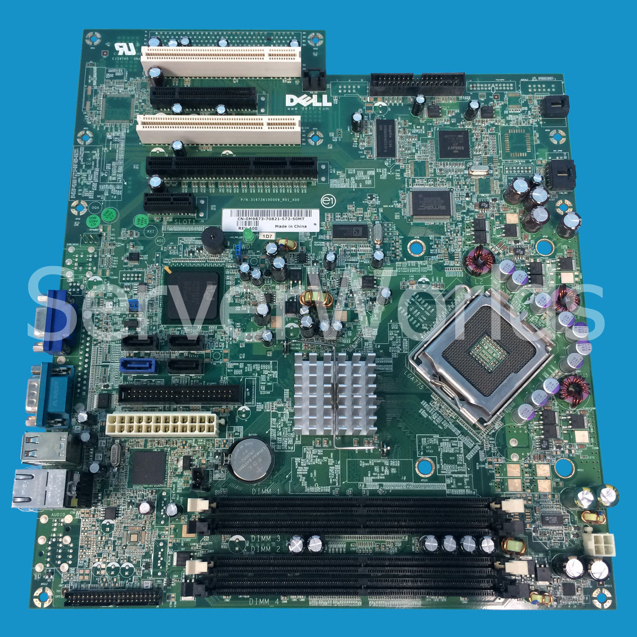 Dell M9873 Poweredge SC430 System Board