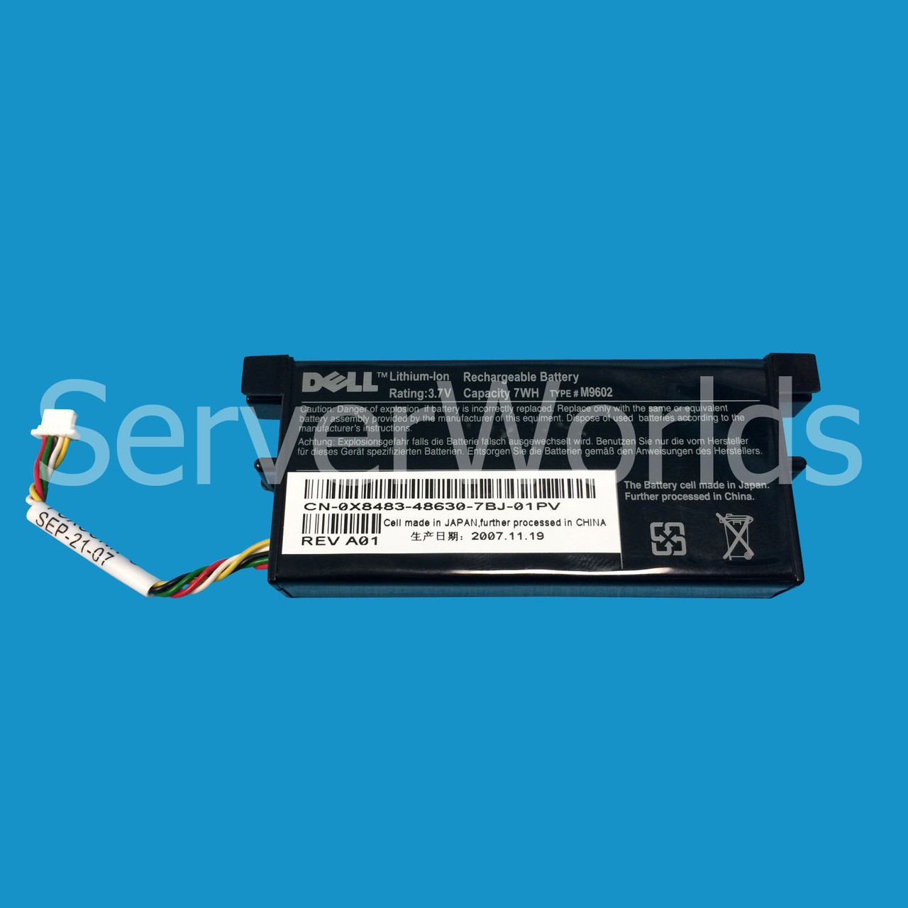 Dell X8483 Perc 5e 6e Raid Controller Battery M9602