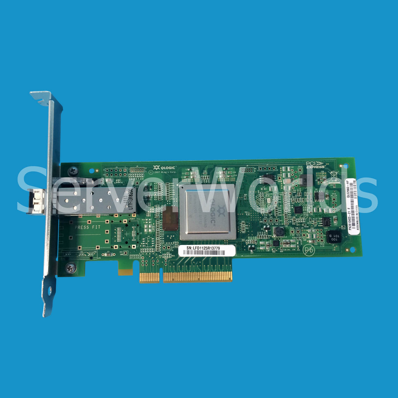 HP 584776-001 8GB QLE2560 PCIe Single Port FC HBA 489190-001 AK344A