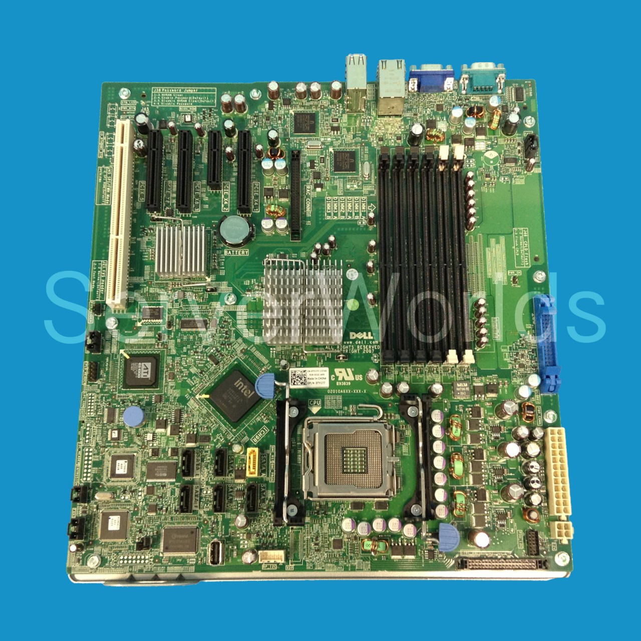 Dell FX602 Poweredge T300 System Board w/Heat Paste Syringe