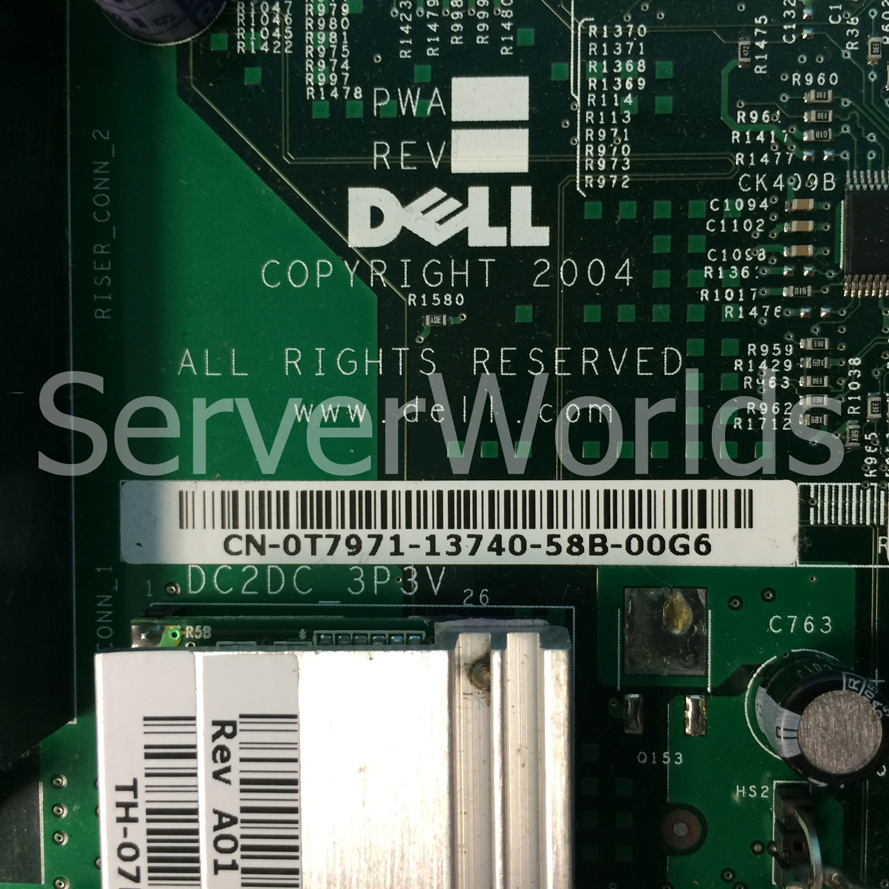 Dell T7971 Poweredge 2800 2850 System Board