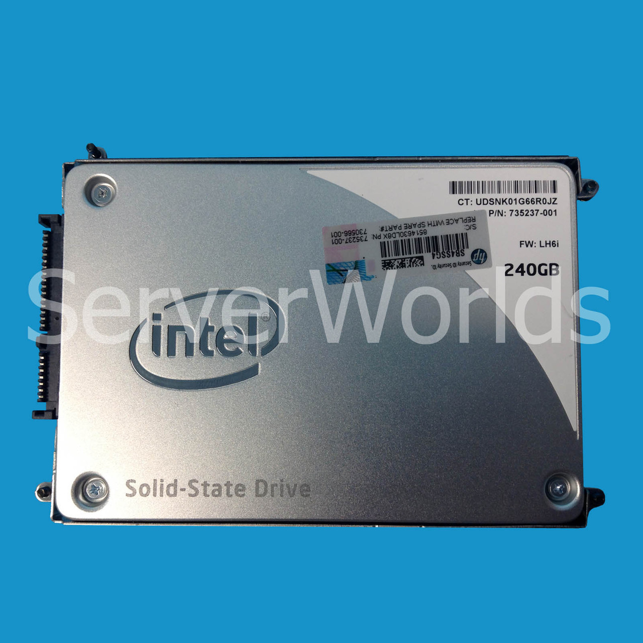 HP 730566-001 240GB SSD Intel 2.5" SATA 6GB 688011-001, F0W94AA