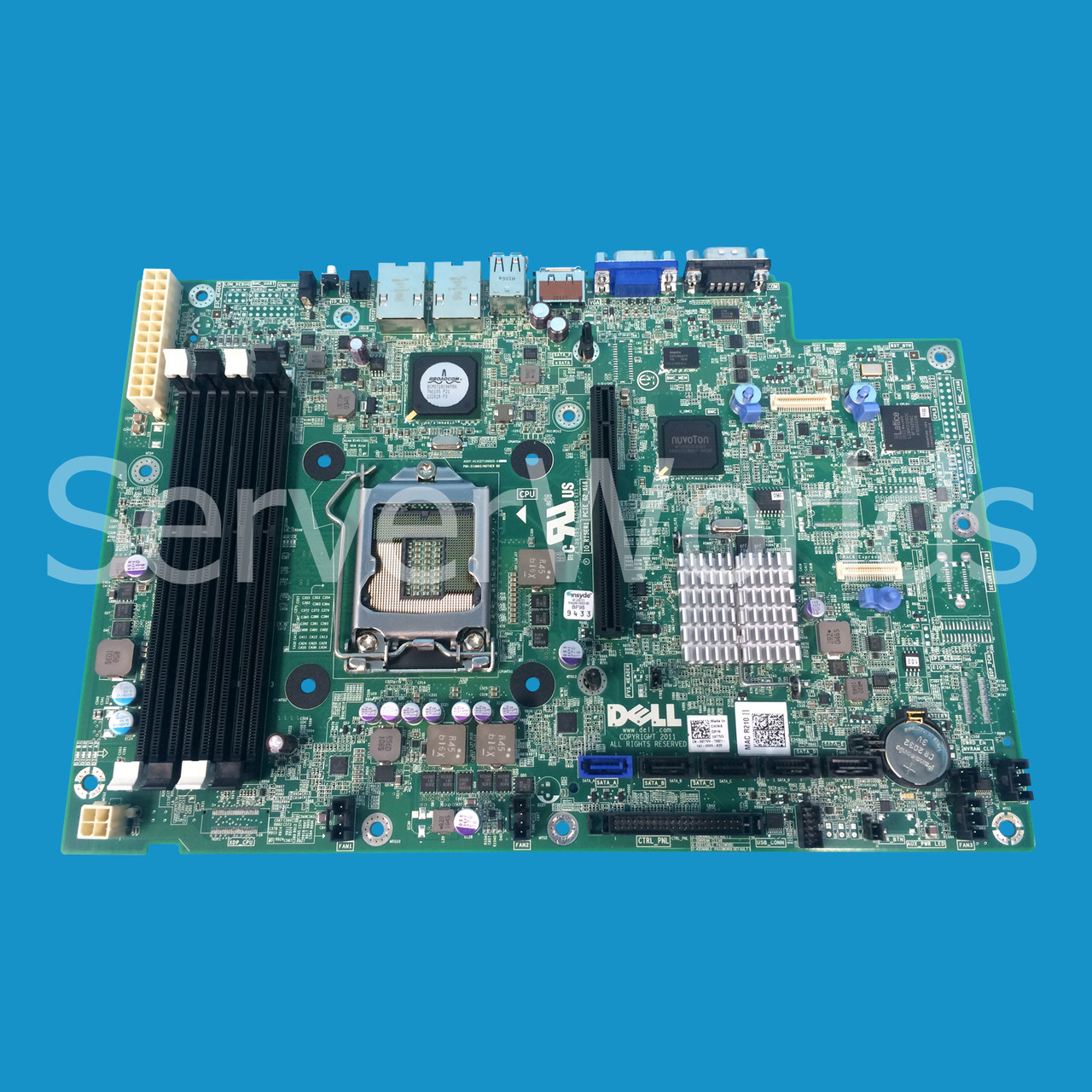 Dell 9T7VV Poweredge R210 II System Board