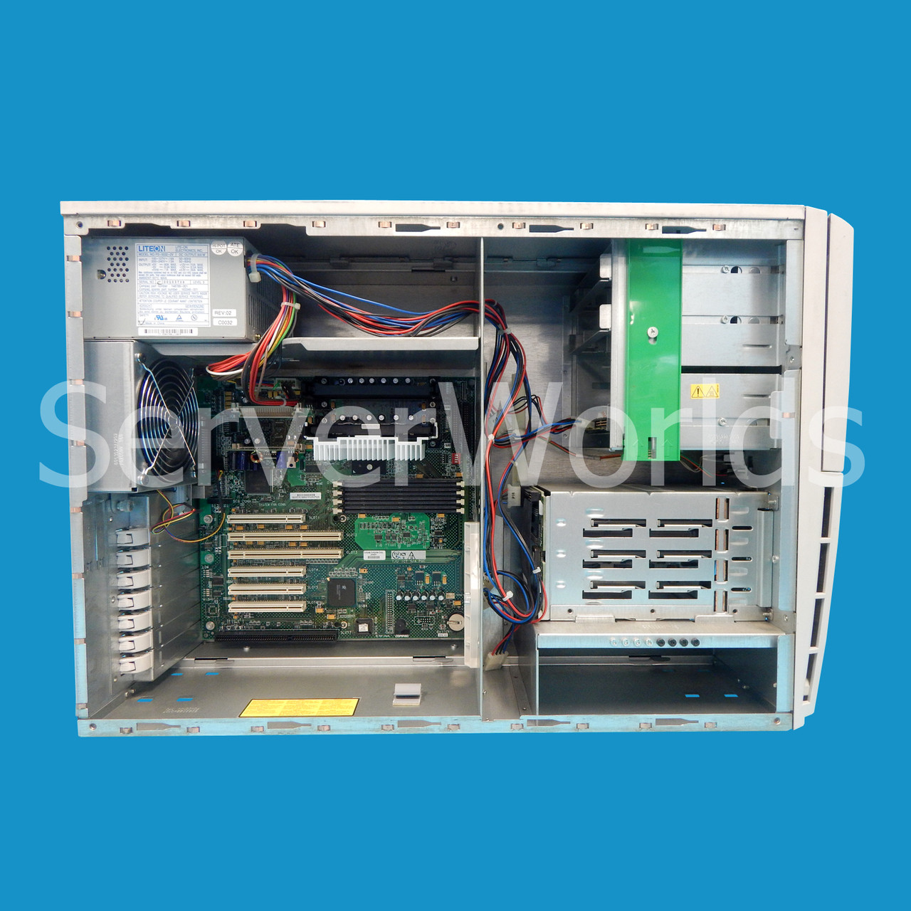 Refurbished HP ML350 G1 Tower P800-256KB 128MB 159846-001