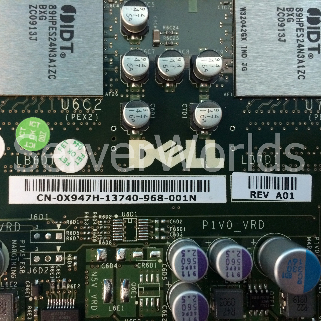 Dell X947H Poweredge R900 System Board