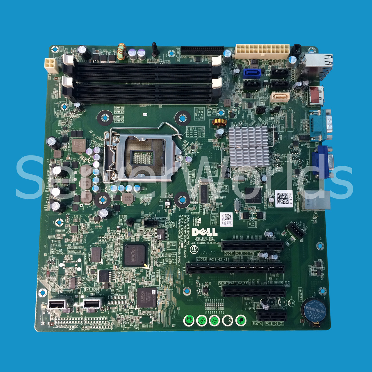 Dell X744K Poweredge T110 System Board Gen 1