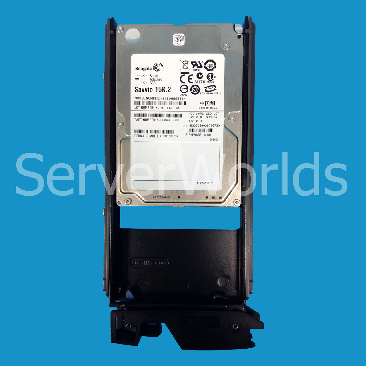 HP AV482A 146GB 15K 2.5" SAS Hot Swap Drive P9000 5541893-A