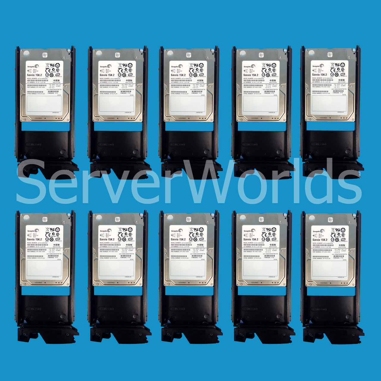 HP AV482A 146GB 15K 2.5" SAS Hot Swap Drive P9000 10-Pack 5541893-A