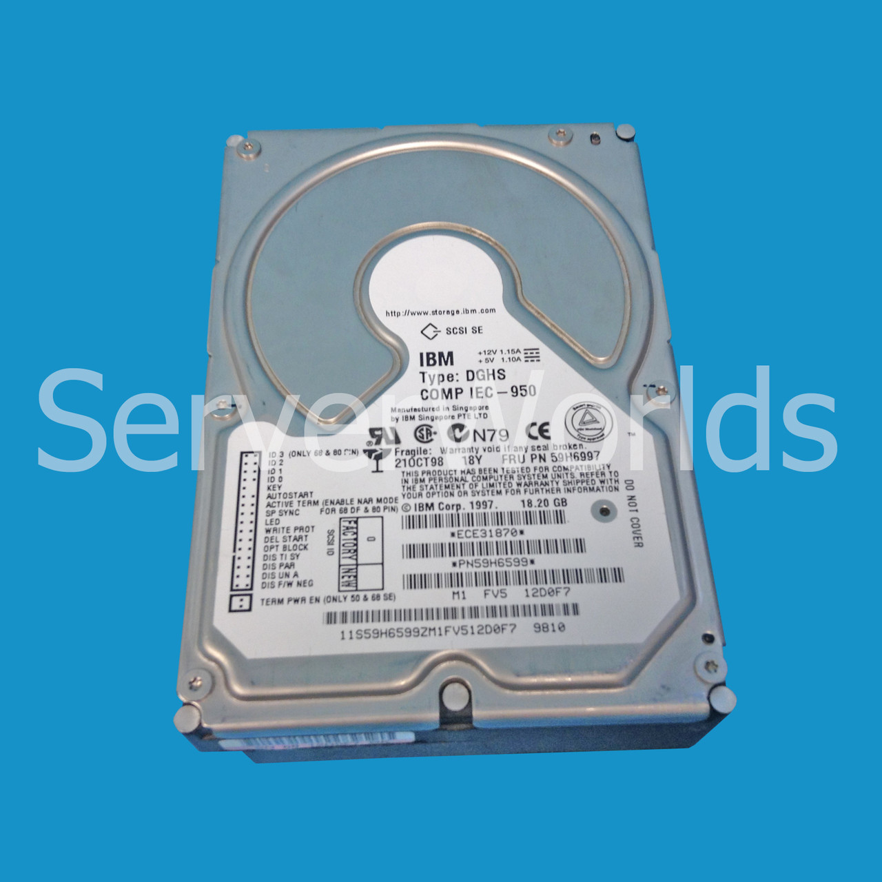 IBM 59H6599 18.2GB 7200 RPM 80-PIN 